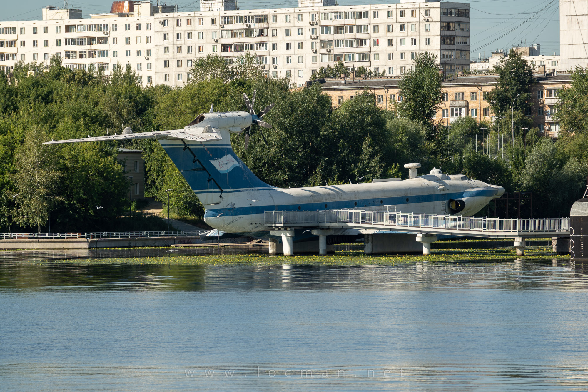 Экраноплан «Орлёнок» в Москве