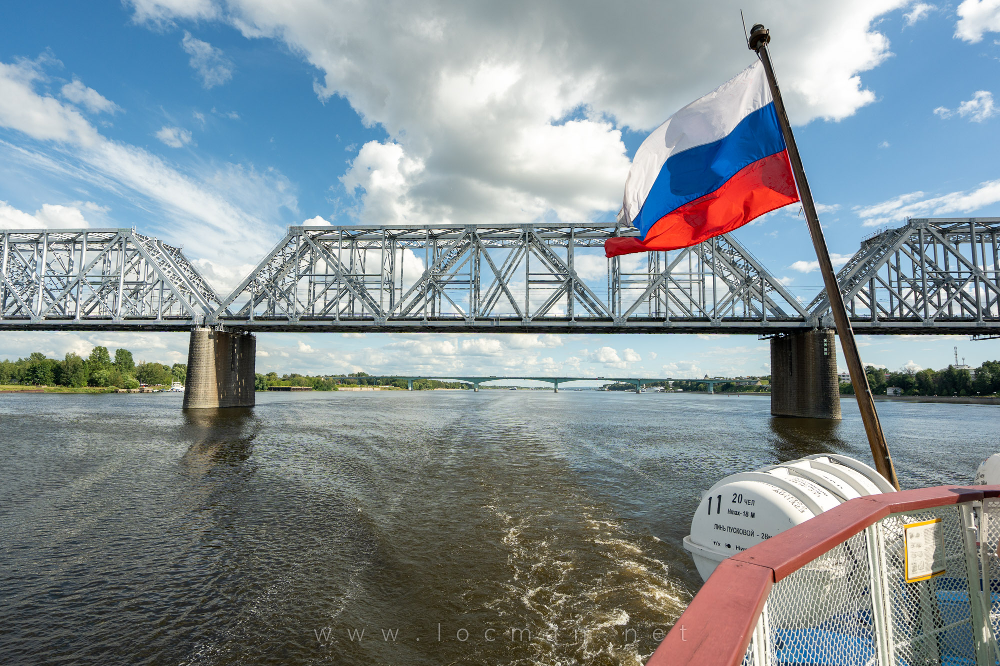 Николаевский железнодорожный мост в Ярославле