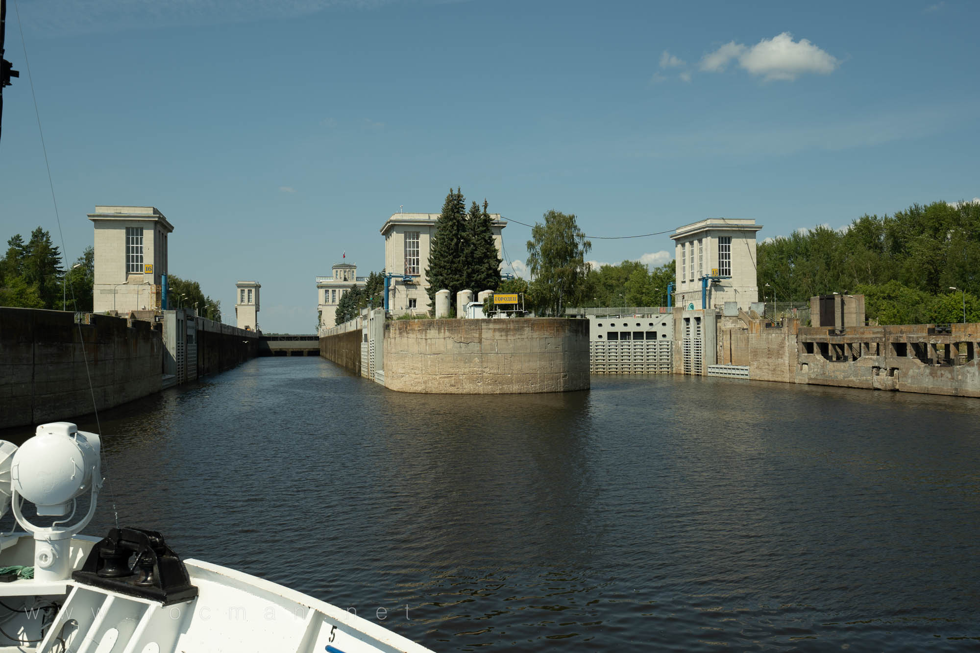 Шлюзы № 15 и № 16 в Городце