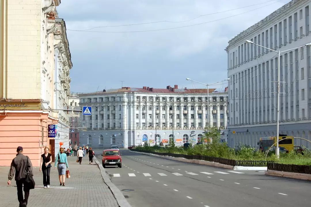 Ленинский проспект в Норильске