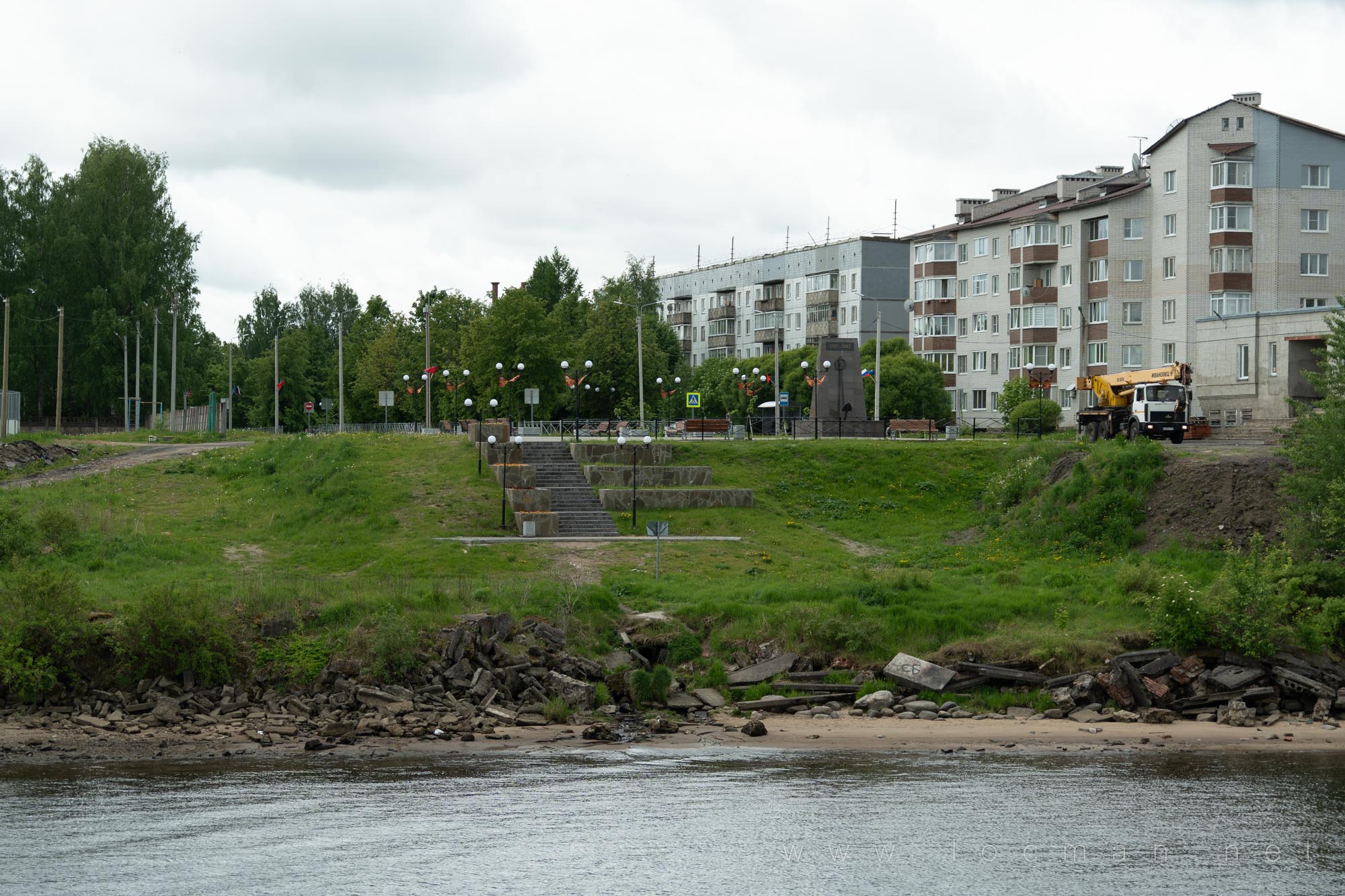 Смотровая площадка в городе Лодейное Поле