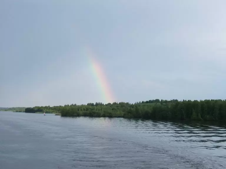 Дождик и радуга