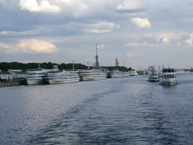 В Северном речном порту Москвы