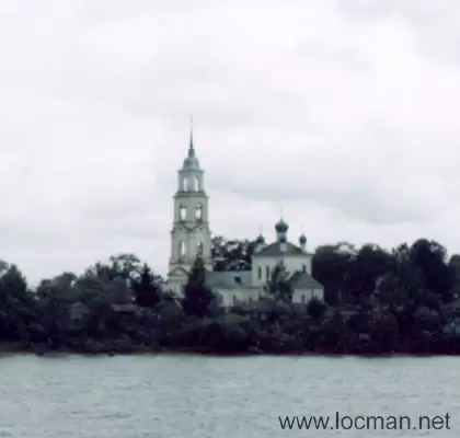 Церковь на берегу Волги, фото