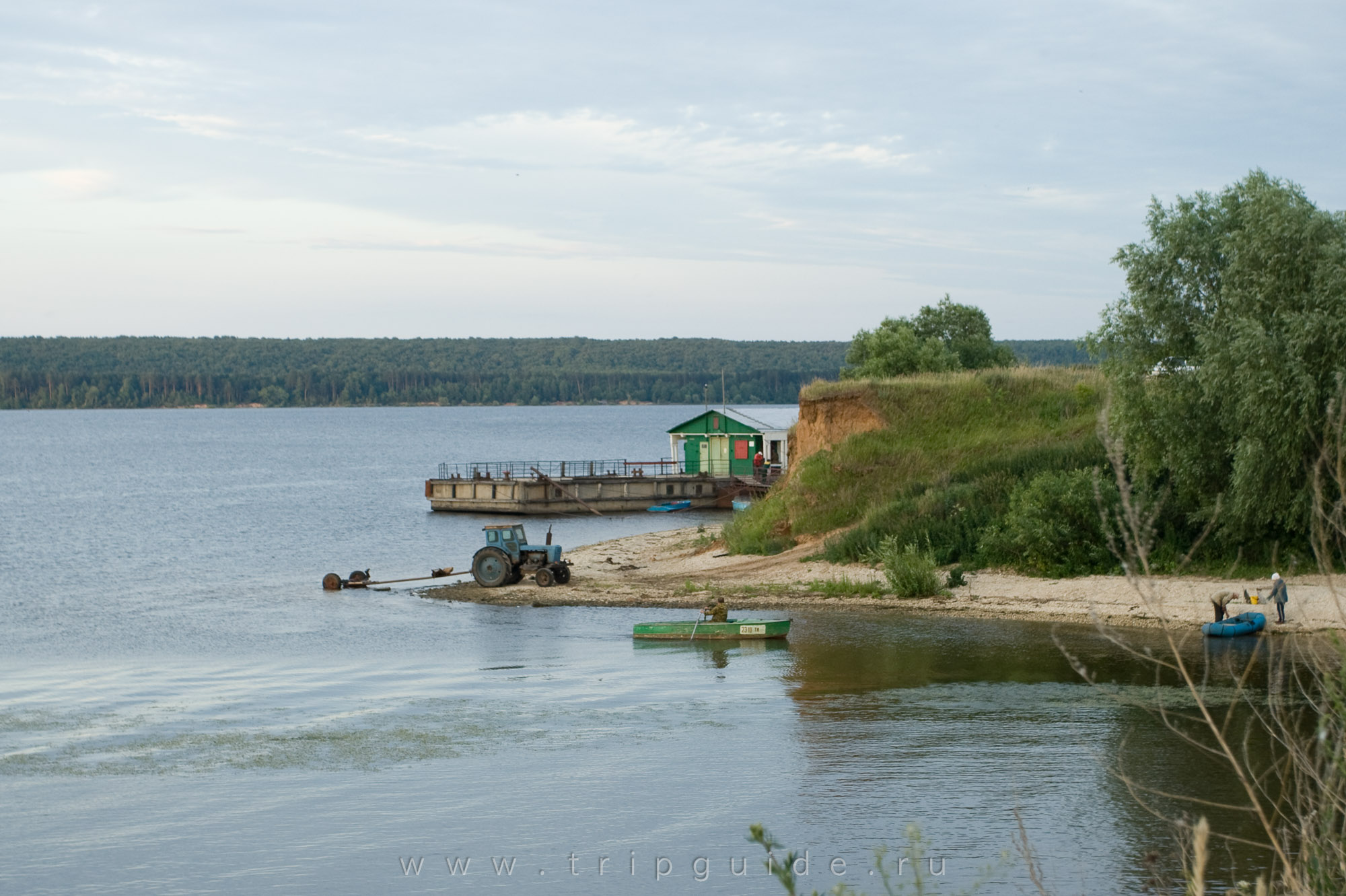 Пристань в селе Шеланга