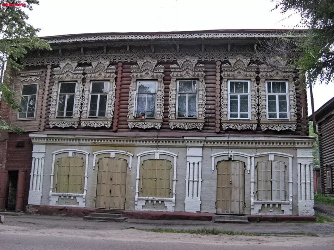 Старинные дома в Козьмодемьянске