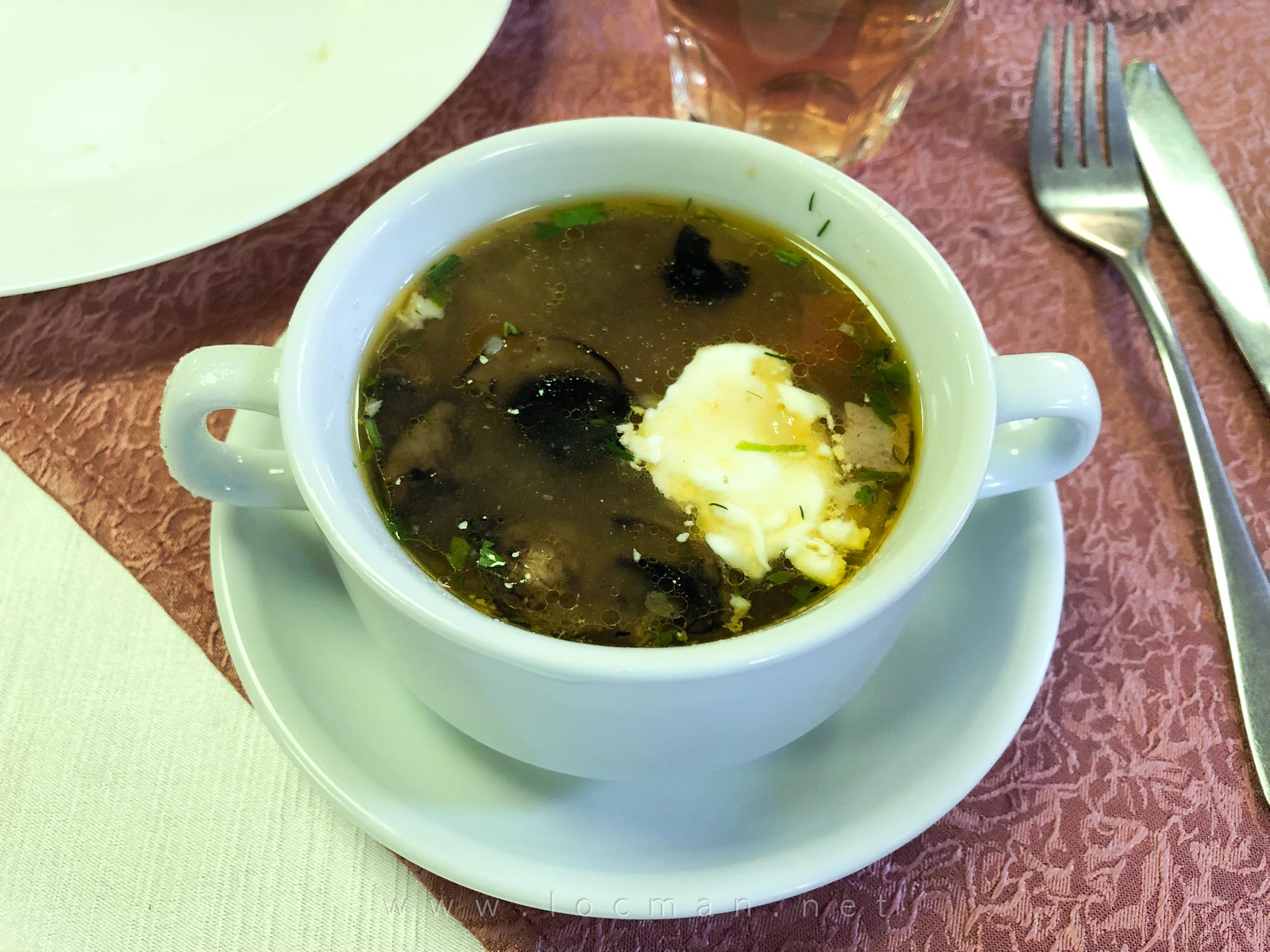 Солянка мясная на теплоходе «Юрий Никулин»