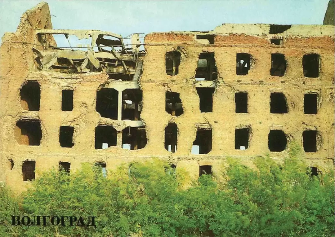 Волгоград, руины мельницы